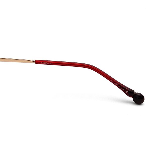 Matsuda M3120 Cat Eye Sunglass | Bordeaux - Pale Gold | Grey Solid Lenses (0391) main image 12